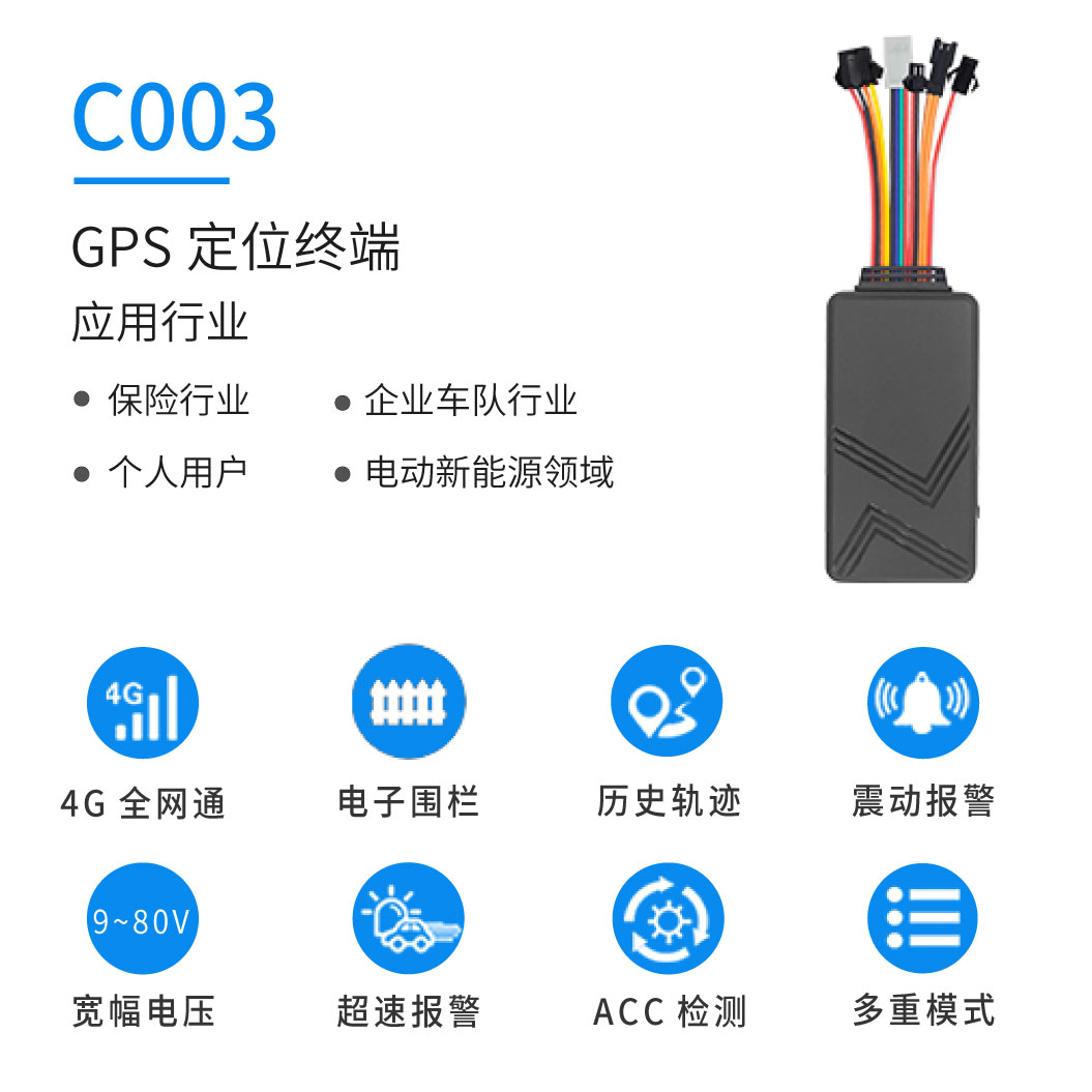 外貿(mào)4G免充電GPS定位器車(chē)載定位遠(yuǎn)程控車(chē)APP防丟器